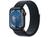 Apple Watch Series 9 GPS + Cellular Caixa Prateada de Alumínio 41mm Pulseira Loop Esportiva Azul-inverno (Neutro em Carbono) Meia-noite