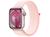 Apple Watch Series 9 GPS + Cellular Caixa Meia-noite de Alumínio 45mm Pulseira Loop Esportiva Meia-noite (Neutro em Carbono) Rosa