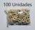 Argola de Madeira 20 mm para Artesanato Cor Marfim Natural. 100 UNIDADES