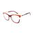 Armação De Óculos Para Grau Feminina Gatinha BL7658 - BLUMMAR OCULOS Vermelho, Laranja