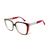 Armação De Óculos Para Grau Feminina Gatinha Bl7689 - BLUMMAR OCULOS Tartaruga, Vermelho