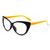 Armação Formato Gatinho Para Óculos De Grau - Várias Cores Preto, Amarelo