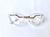 Armação Gatinho Luxuosa Para Óculos De Grau De Acetato Transparente