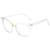 Armação Gatinho Vintage Para Óculos De Grau - Várias Cores Transparente