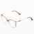 Armação Óculos de Grau Feminina Gatinho Jaqueline- Óculos Sunrise Transparente marrom