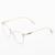 Armação Óculos de Grau Feminina Gatinho Jaqueline- Óculos Sunrise Transparente