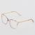 Armação Óculos de Grau Feminina Quadrado Celine- Óculos Sunrise Transparente rose