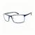 Armação Óculos de Grau Masculino Alumínio Retangular MT1801 Azul