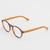 Armação Óculos de Grau Masculino Redondo Haste de Bambu Gael- Óculos Sunrise Oncinha com haste de bambu