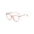 Armação Original Óculos Grau Feminino Clássico Rosa transparente