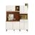 Armário Cozinha Compacta com 7 Portas Multimóveis CR20254 Avelã/Off White