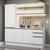 Armário de Cozinha Compacta 100% MDF 170 cm Smart Madesa 01 Branco