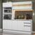 Armário de Cozinha Compacta 100% MDF 190 cm Smart Madesa 01 Branco