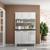 Armário de Cozinha em aço Topazio Smart com 6 portas e 1 gaveta com pintura eletroestática - Telasul BRANCO