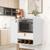Armário de Cozinha Para Microondas Suspenso Com Porta Davi - Cores - JM Casa dos Móveis  Branco / Nature