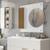 Armário Espelheira de Banheiro Morfeu com Porta - Várias Cores - JM Casa dos Móveis  Branco Ripado