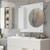 Armário Espelheira de Banheiro Morfeu com Porta - Várias Cores - JM Casa dos Móveis  Branco