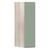 ArmArio Luciane 20cm 1 Porta Lis Legno Crema com Verde Jade