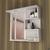 Armário para banheiro Veneza com espelho e LED 67,9cm 06960.0146 Móveis Bosi Branco