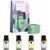 Aromatizador Difusor Elétrico Porcelana Colors + 4 Essências Via Aroma Verde