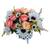Arranjo em Flores Artificiais Com Cachepot de Cerâmica 35x36cm Rosa