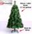 Árvore De Natal Pinheiro Luxo Verde 1,50m C/ 153 Galhos Verde