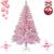 Arvore De Natal Rosa Tradicional Pinheiro 150cm Artificial 320 Galhos Luxo Cheia Rosa