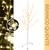 Árvore Natalina Cerejeira 24L Top Luxo 120cm Presente Festa Decoração natalina iluminação festa  Merry Christmas Apartamento temporada Branco Quente 72L