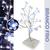 Árvore Natalina Cerejeira 24l Top Luxo 32cm Presente Festa Decoração natalina iluminação festa Merry Christmas Apartamento temporada Branco Frio 24L