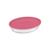 Assadeira Oval De Vidro Com Tampa 2,5 Litros Marinex Nadir Rosa