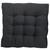 Assento Almofada Grande Cheia Cadeira Sofá Poltrona Decorativa Banco Pallet Futon 60x60CM CInza-Chumbo REF.7070