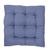 Assento Almofada Grande Cheia Cadeira Sofá Poltrona Decorativa Banco Pallet Futon 60x60CM AZUL MESCLA