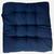 Assento Almofada Grande Cheia Cadeira Sofá Poltrona Decorativa Banco Pallet Futon 60x60CM Azul-Marinho REF.7070