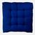 Assento Almofada Grande Cheia Cadeira Sofá Poltrona Decorativa Banco Pallet Futon 60x60CM Azul-Royal REF.7070