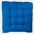 Assento Almofada Grande Cheia Cadeira Sofá Poltrona Decorativa Banco Pallet Futon 60x60CM Azul-Turquesa REF.7070