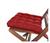 Assento De Cadeira Futon 40x40cm Cores Diversas Vermelho