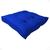 Assento Futon Novita 45x45cm Artesanal Decoração Poltrona Cama Almofada Sofá AZUL ROYAL