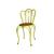 Assento Infantil Cadeira Em Madeira E Ferro Peças Coloridas Diferentes Cores Amarelo