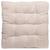 Assento Para Cadeira Futon Confort Com Fitas Para Amarrar Pallet Banco Banqueta Encosto Macio 40x40cm Cinza-Natural-Confort