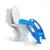 Assento Redutor Com Escada Troninho Vaso Sanitário Infantil Azul