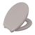 Assento sanitario almofadado oval convencional astra Rosa-pálido