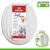 Assento Sanitário Oval Almofadado Slim Tampa de Vaso Sanitario Tampa Assento Privada SOFT MAX BRANCO