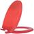 Assento universal oval solution soft close polipropileno tupan Vermelho