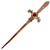 Athame Cigana Metal Cobre 15cm - Selecione a Cor Cobre Env Pedra Vermelha