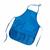 Avental Infantil Aprova D'água Ipermeável Escolar 48x39cm Azul