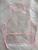 Avental infantil artes pré escolar plástico cristal transparente Rosa bebê 