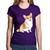 Baby Look Algodão Cachorro Welsh Corgi Pembroke - Foca na Moda Roxo