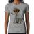 Baby Look Cachorro Jack Russell Terrier - Foca na Moda Cinza