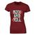 Baby Look Feminina Casual Algodão Premium Rock Roll Bordo