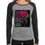 Baby Look Raglan I Love the 80's Manga Longa - Foca na Moda Cinza, Preto